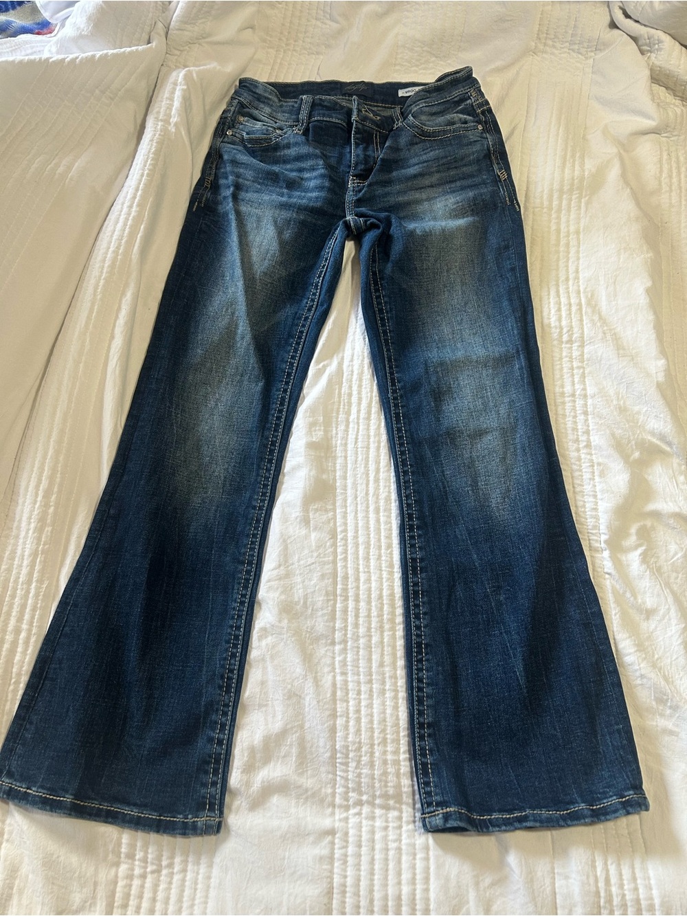 Dark Blue Flare Jeans